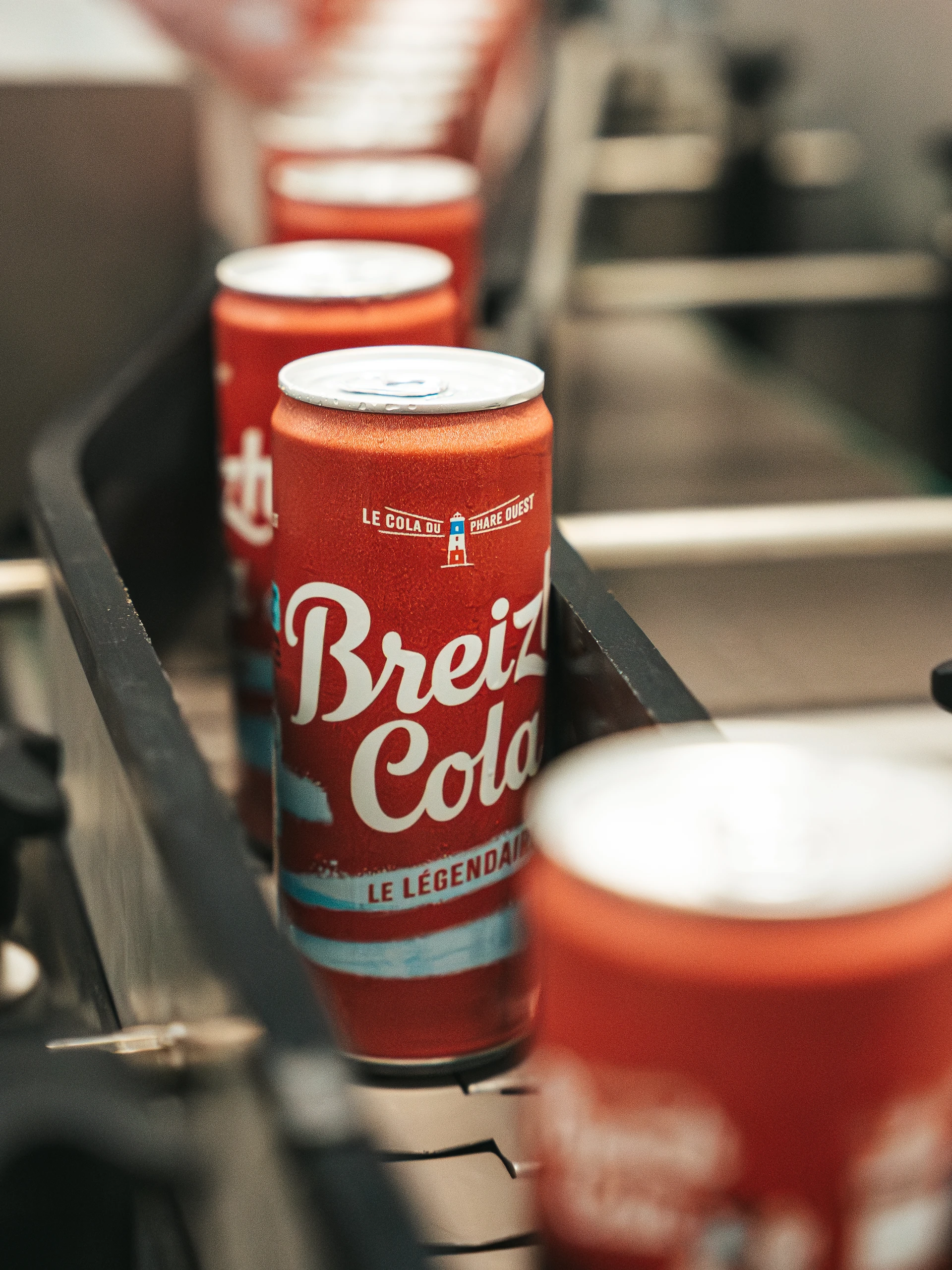 Canette Breizh Cola ligne production